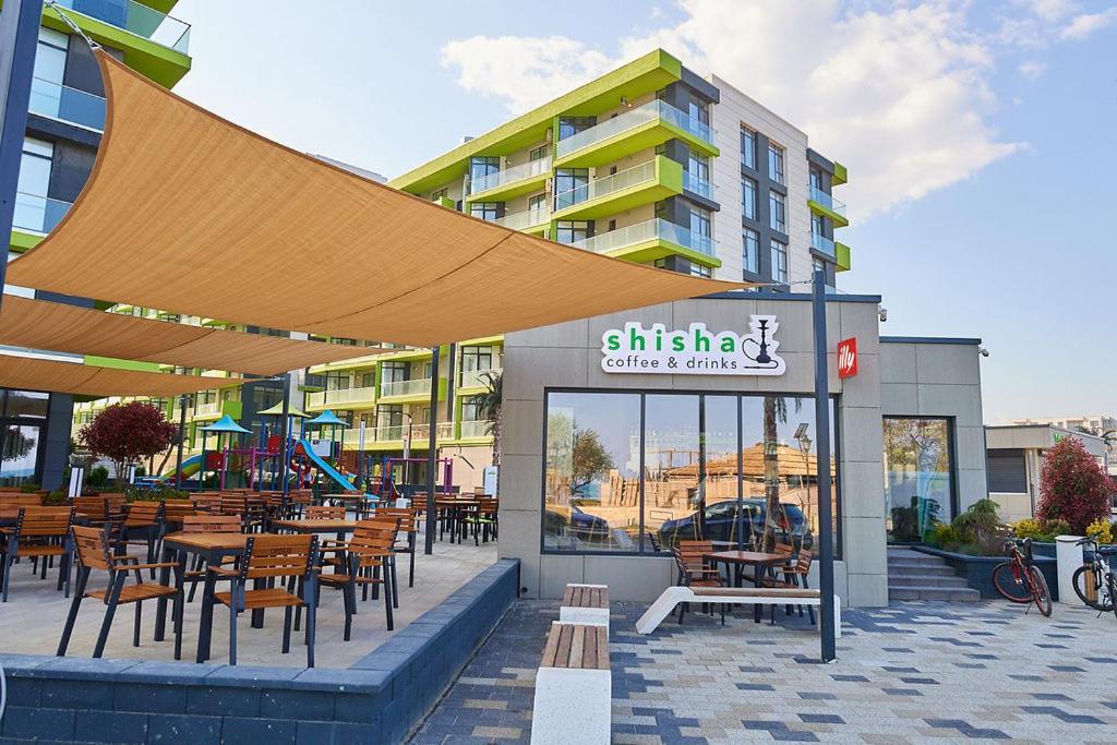 Aquamarin 2Bd Apt Spa N Pools Beach Resort Năvodari Esterno foto